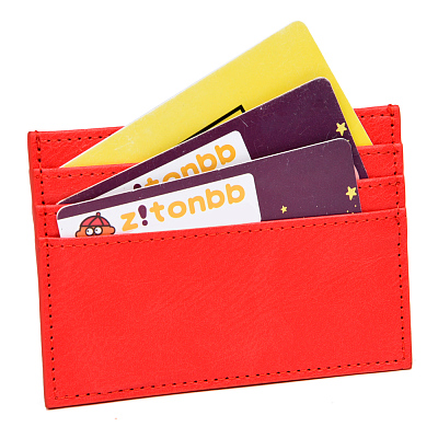 Держатель банковских карт Versa, красный