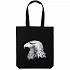 Холщовая сумка Like an Eagle, черная - Фото 1