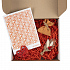 Набор для упаковки подарка Adorno, белый с красным - Фото 2