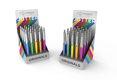 Шариковая ручка Parker Jotter Originals Plastic CDU в дисплее 20шт