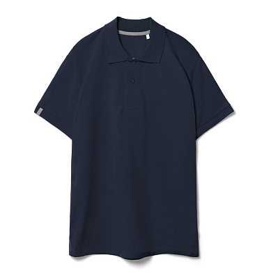 Рубашка поло мужская Virma Premium, темно-синяя (Темно-синий)