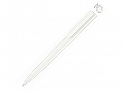 Ручка шариковая из переработанного пластика Recycled Pet Pen switch (Белый)