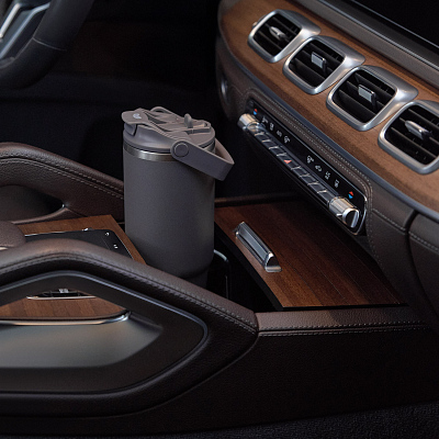 Термокружка вакуумная Монтана (Montana), серая