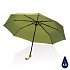 Компактный зонт Impact из RPET AWARE™ с бамбуковой рукояткой, d96 см  - Фото 1