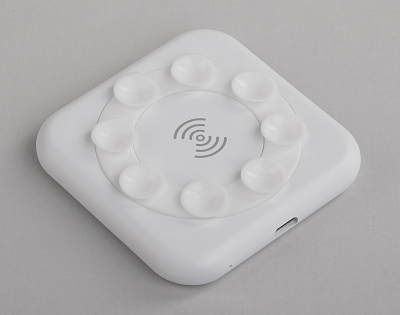 Настольное беспроводное зарядное устройство-подставка "Satellite" , белый