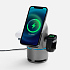 Bluetooth-колонка с беспроводной зарядкой Droid, серая - Фото 2