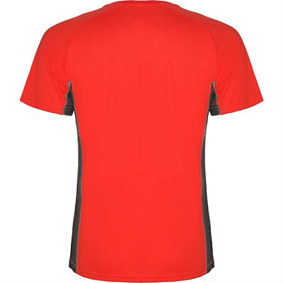 Спортивная футболка SHANGHAI мужская, КРАСНЫЙ/ТЕМНЫЙ ГРАФИТ 2XL