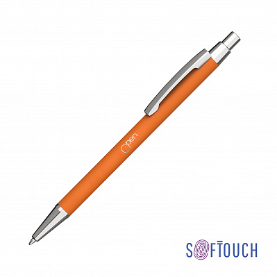 Ручка шариковая "Ray", покрытие soft touch  (Оранжевый)