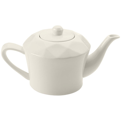 Чайник Diamante Bianco в подарочной коробке, белый