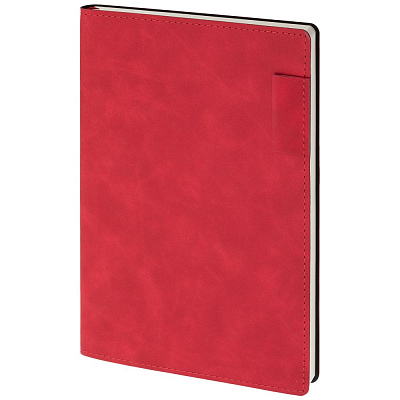 Ежедневник Lable Touch, недатированный, красный