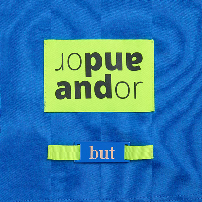 Лейбл тканевый Epsilon, XL, желтый неон