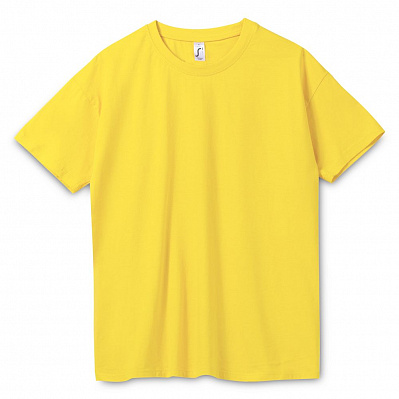 Футболка унисекс Regent 150, желтая (лимонная) (Лимонный)