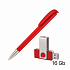 Набор ручка + флеш-карта 8Гб в футляре, красный - Фото 2