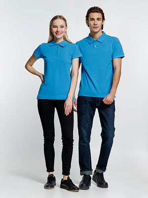 Рубашка поло женская Virma Premium Lady, бирюзовая