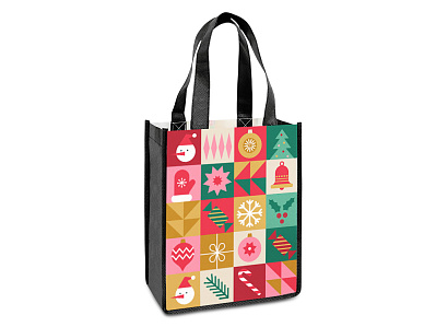 Сумка из нетканого материала PET с возможностью полноцветной печати (Чёрный)