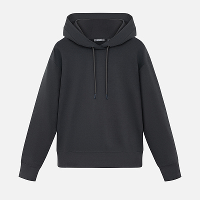 Худи с капюшоном, унисекс Алекс (Alex) антрацит, размер S