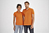 Рубашка поло мужская Prime Men 200 оранжевая - Фото 5