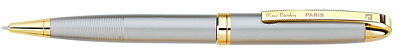 Ручка шариковая Pierre Cardin GAMME. Цвет - бежево-серебристый. Упаковка Е или Е-1. (Серебристый)