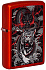 Зажигалка ZIPPO Dragon Tiger Design с покрытием Metallic Red, латунь/сталь, красная, 38x13x57 мм - Фото 1