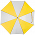Зонт-трость Milkshake, белый с желтым - Фото 2