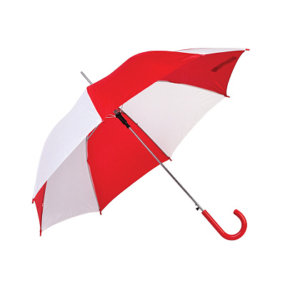Зонт-трость "Regular"  (Белый/красный)