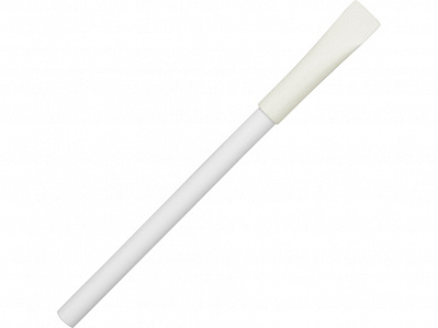 Ручка из переработанной бумаги с колпачком Recycled (Белый)