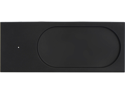 Беспроводное настольное зарядное устройство Glide с подсветкой, soft-touch