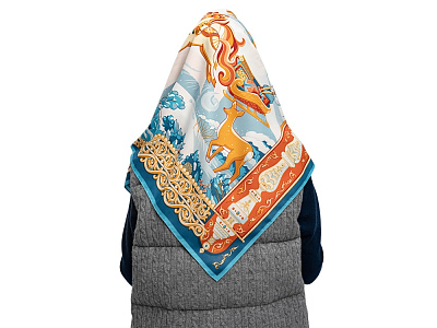 Платок Русская зима