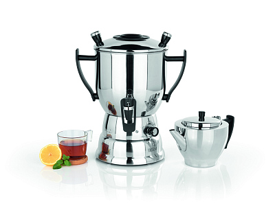 Самовар BEEM модель 2017, 3 литра, серебристый