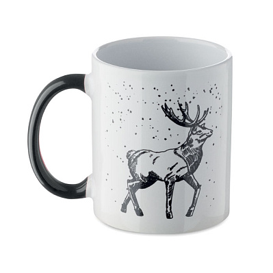 Seasonal ceramic mug 300ml (Чёрный)