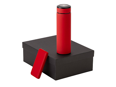 Подарочный набор COLOR IT c термосом и повербанком (Красный)