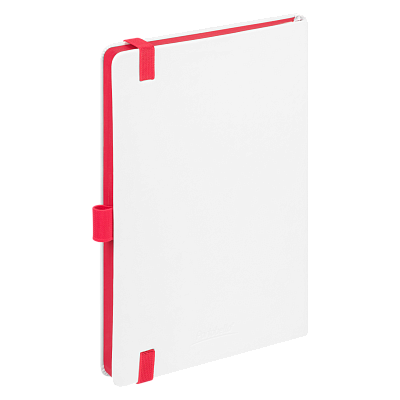 Ежедневник Arctic недатированный, белый/красный