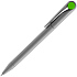 Ручка шариковая Prodir DS1 TMM Dot, серая с ярко-зеленым - Фото 3