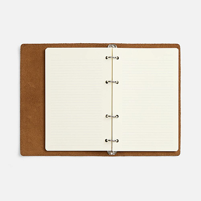 Ежедневник inStream, недатированный, коричневый