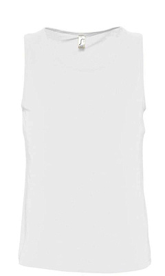 Майка мужская Justin 150, желтая (лимонная) (Белый)