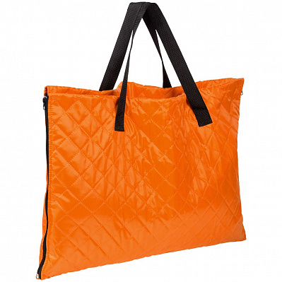 Плед-сумка для пикника Interflow, оранжевая (Оранжевый)