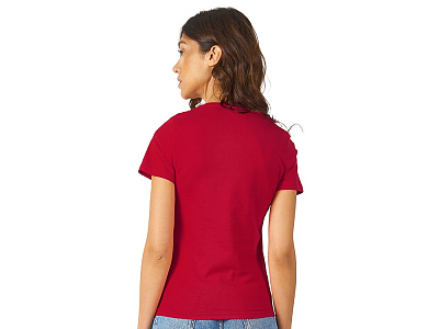 Футболка Heavy Super Club женская с V-образным вырезом