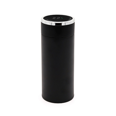 Термос Amber с инфьюзером и дисплеем, черный