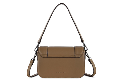 Сумка женская наплечная BUGATTI Zita, коньячная, полиуретан, 22 x 10 x 15 см