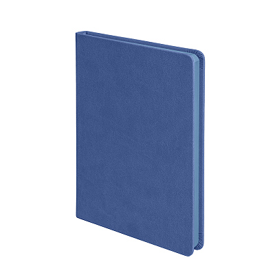 Ежедневник недатированный Softie, формат А5, в клетку (Синий)