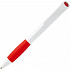 Ручка шариковая Grip, белая с красным - Фото 3