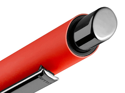 Металлическая шариковая ручка Ellipse gum soft touch с зеркальной гравировкой