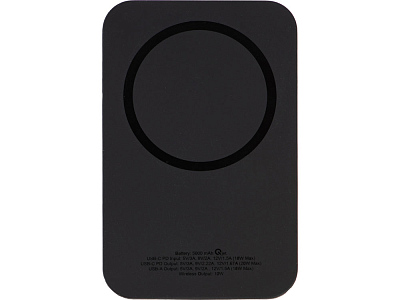 Магнитный беспроводной внешний аккумулятор с быстрой зарядкой QC/PD 20 Вт MagnetIQ, 5000 mAh