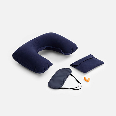 Набор для путешествий Essential, темно-синий (Тёмно-синий)