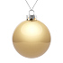 Елочный шар Finery Gloss, 10 см, глянцевый золотистый - Фото 1