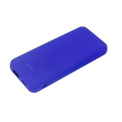 Внешний аккумулятор Arrida 5000mAh, с покрытием Baby skin  (Синий)