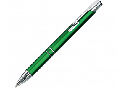 Ручка пластиковая шариковая Калгари (Зеленый/серебристый)