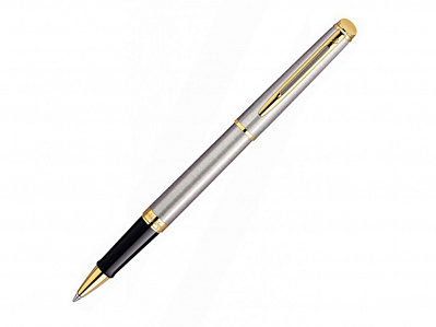 Ручка роллер Hemisphere (Серебристый, черный, золотистый)