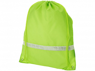 Рюкзак Premium со светоотражающей полосой (Неоновый зеленый)