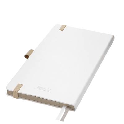 Ежедневник Arctic недатированный, белый/серый